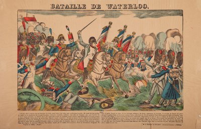 Battle of Waterloo by French School